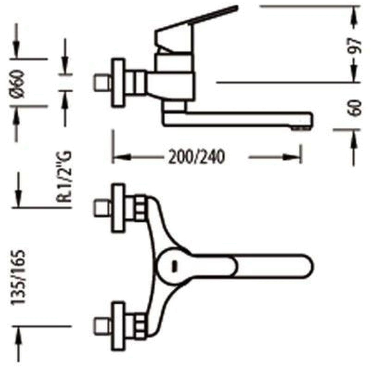 Tres BM 139418 Габаритные размеры