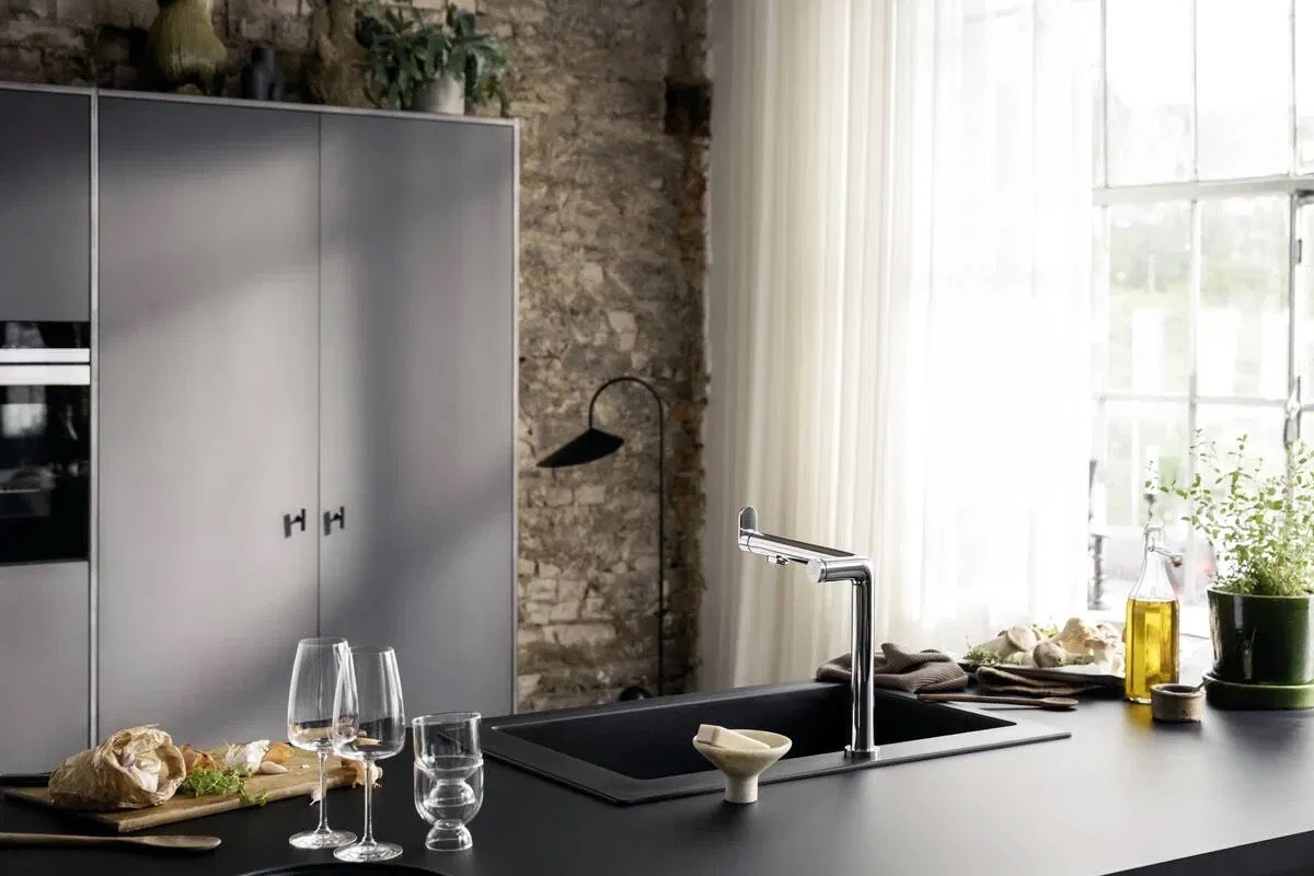 Змішувач для кухні Hansgrohe Aqittura M91 FilterSystem 240 1jet 76802000 ціна 36121 грн - фотографія 2