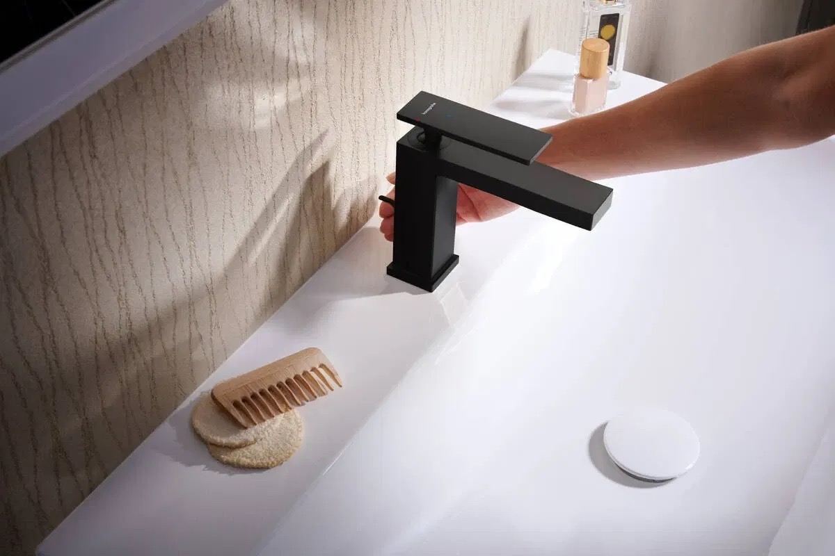 Смеситель для раковины Hansgrohe Tecturis E 73014670 цена 15511 грн - фотография 2