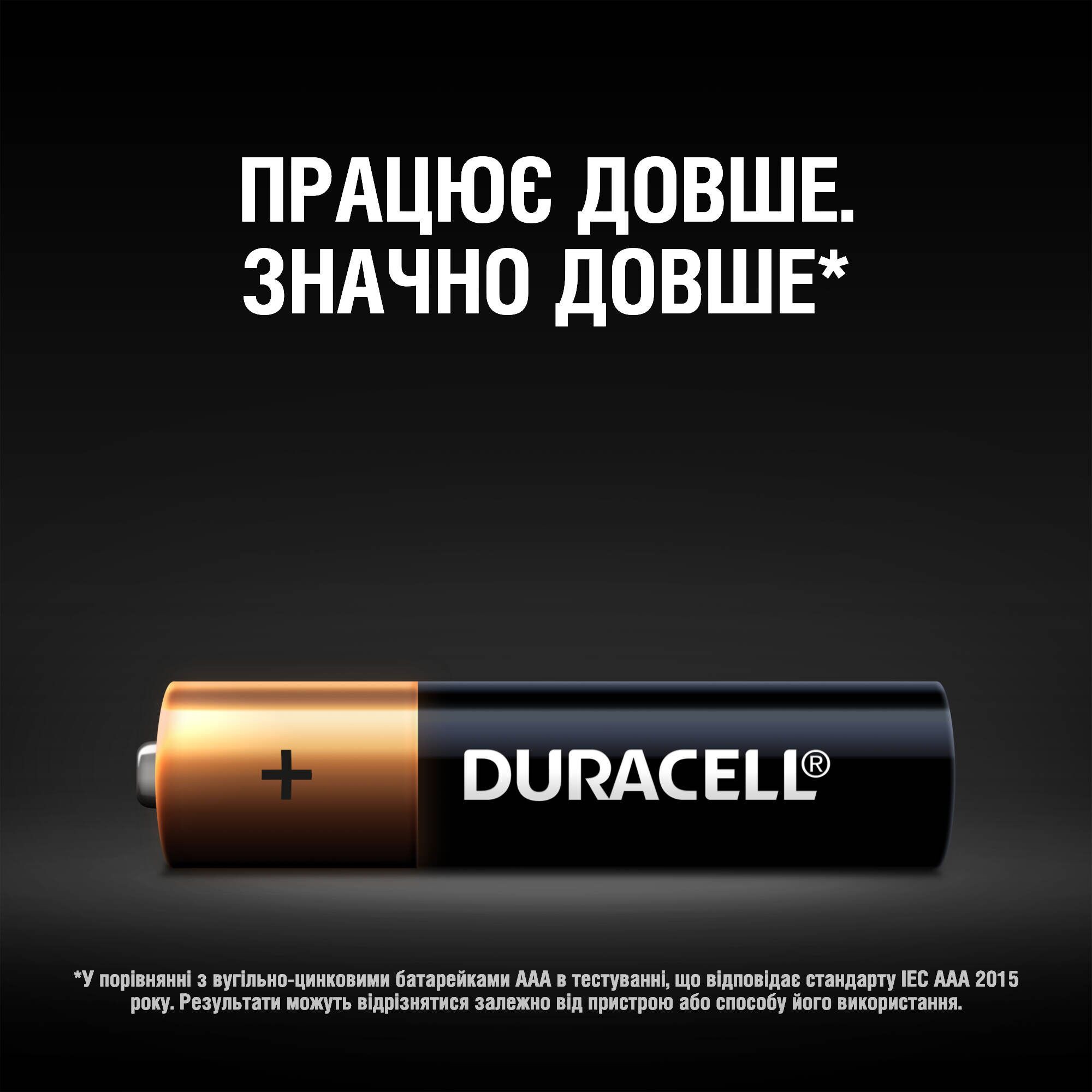 Батарейка Duracell Basic AAA 1.5V LR03 10 шт. (5000394152557) ціна 0 грн - фотографія 2