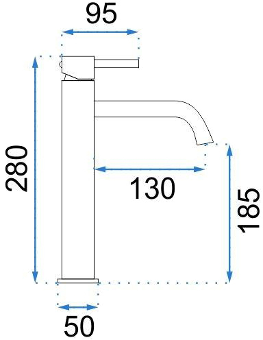 Rea Lungo REA-B9409 Габаритные размеры