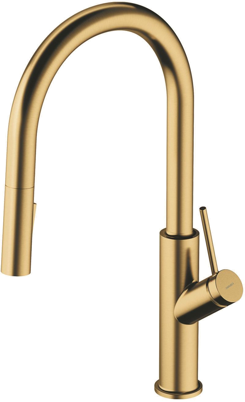 Omnires Bend brushed brass BE6455BSB