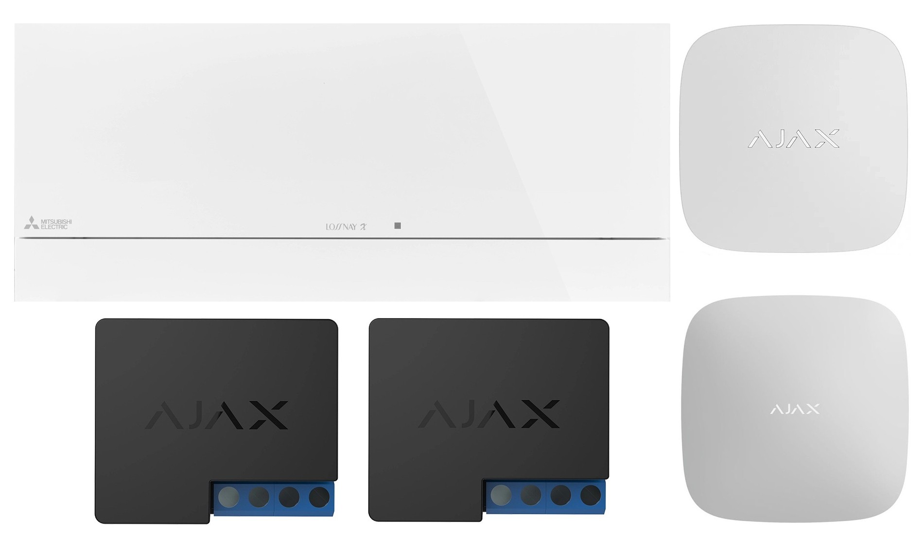 Mitsubishi Electric Lossnay VL-100EU5-ER SMART by Ajax (Hub 2 Plus White)