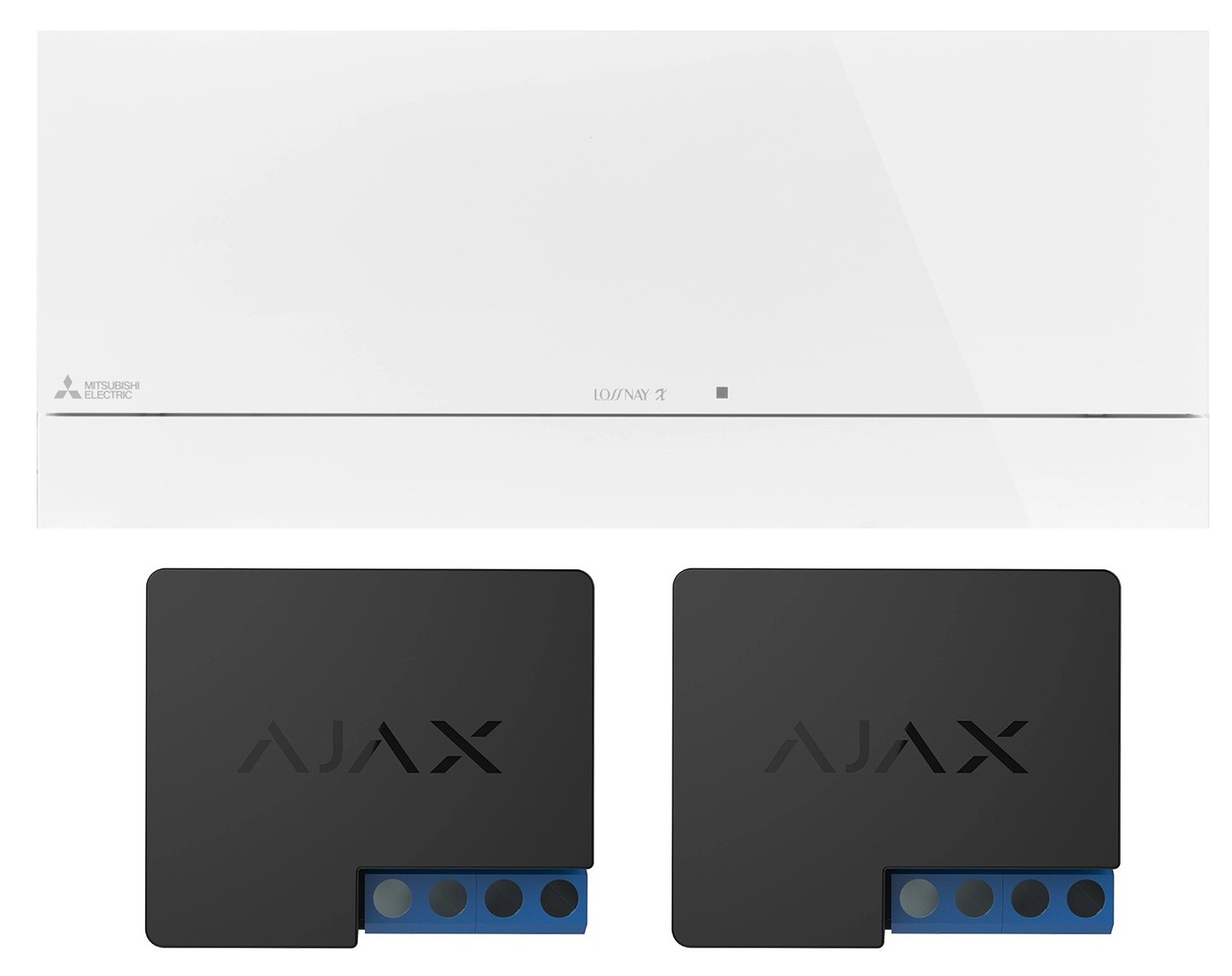 Mitsubishi Electric Lossnay VL-100EU5-ER Control by Ajax (WallSwitch)