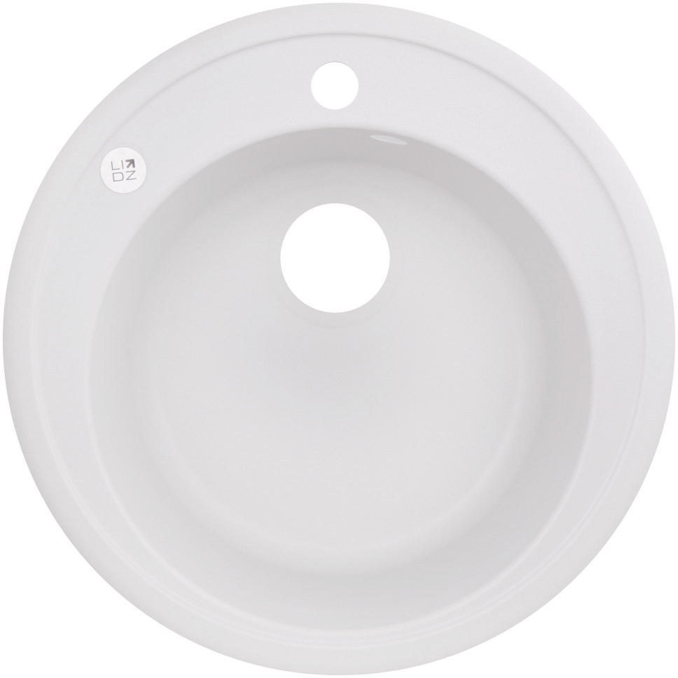 Характеристики кухонна мийка Lidz D510/200 WHI-01 (LIDZWHI01D510200)