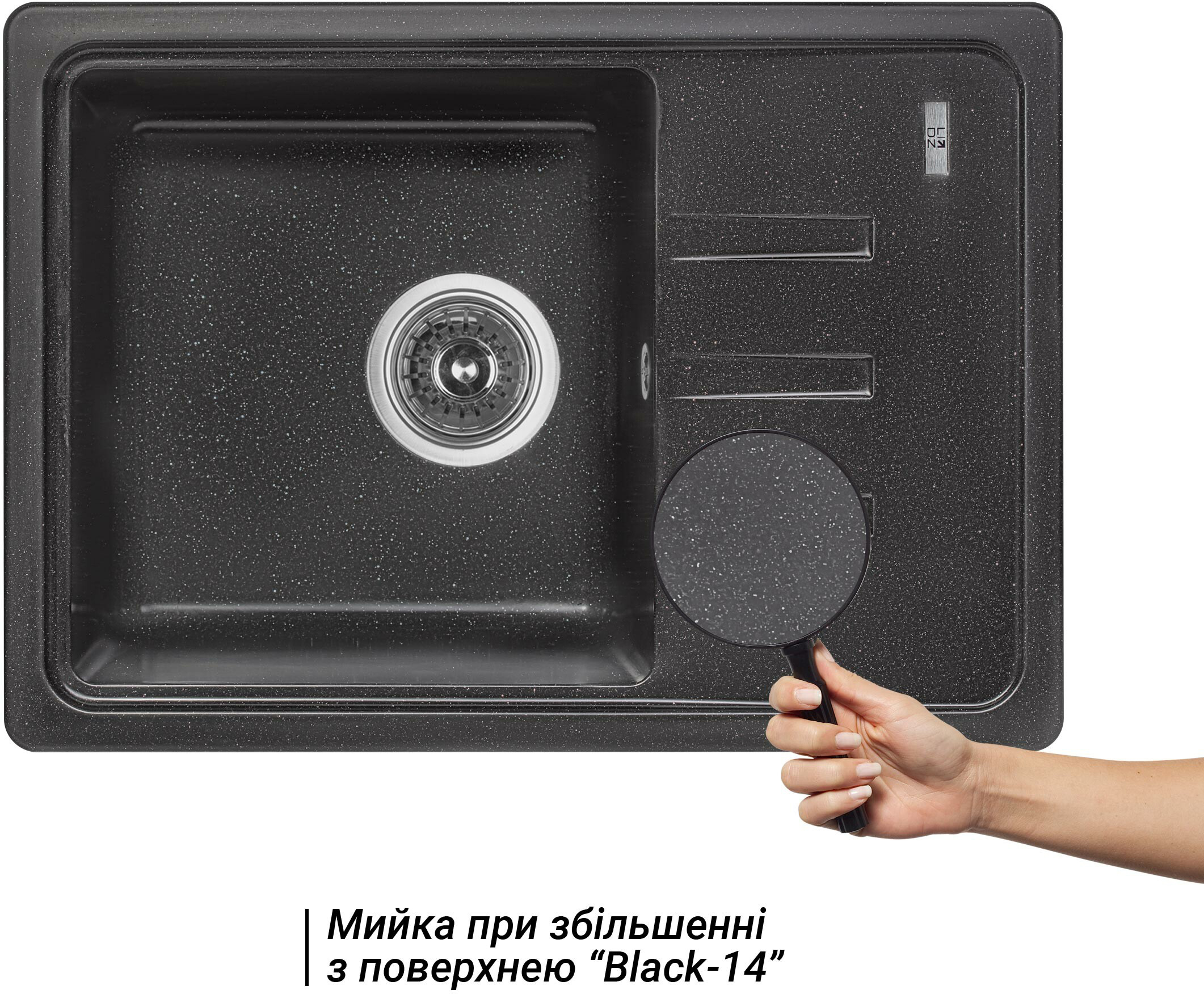 Кухонна мийка Lidz 620x435/200 BLM-14 (LIDZBLM14620435200) ціна 4274 грн - фотографія 2
