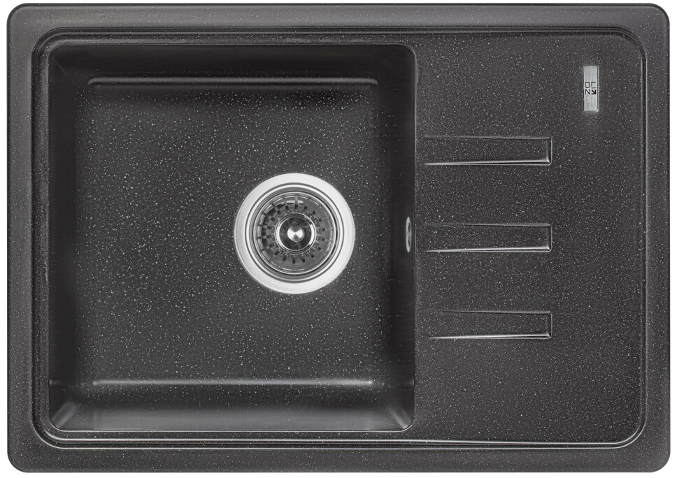 Кухонная мойка черная Lidz 620x435/200 BLM-14 (LIDZBLM14620435200)