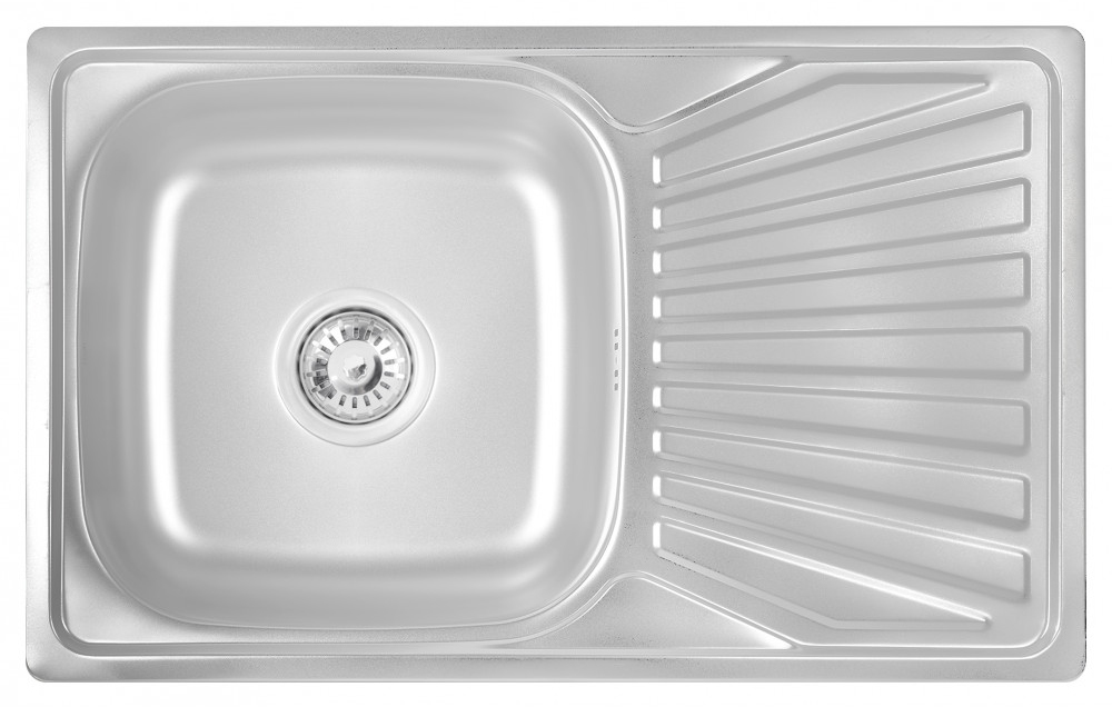 Кухонна мийка Lidz 7848 0,8 мм Satin (LIDZ7848SAT) в інтернет-магазині, головне фото