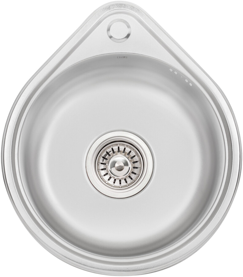 Кухонна мийка Lidz 4539 0,8 мм Satin (LIDZ4539SAT8) в Запоріжжі