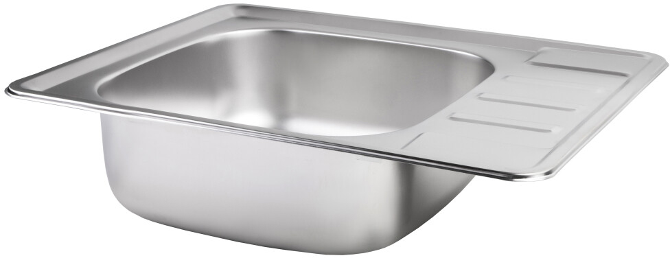 Кухонна мийка Lidz 6350 0,8 мм Satin (LIDZ6350SAT8) ціна 1393 грн - фотографія 2
