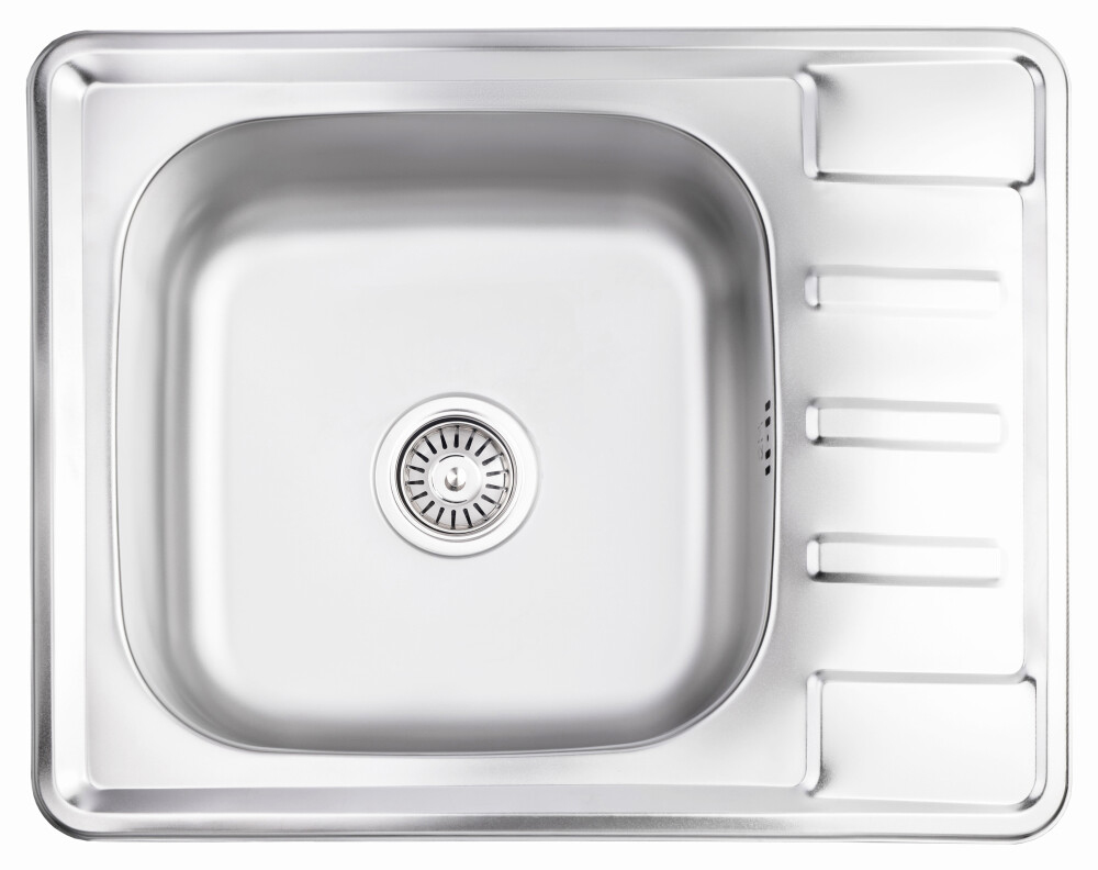 Кухонна мийка Lidz 6350 0,8 мм Satin (LIDZ6350SAT8) в інтернет-магазині, головне фото