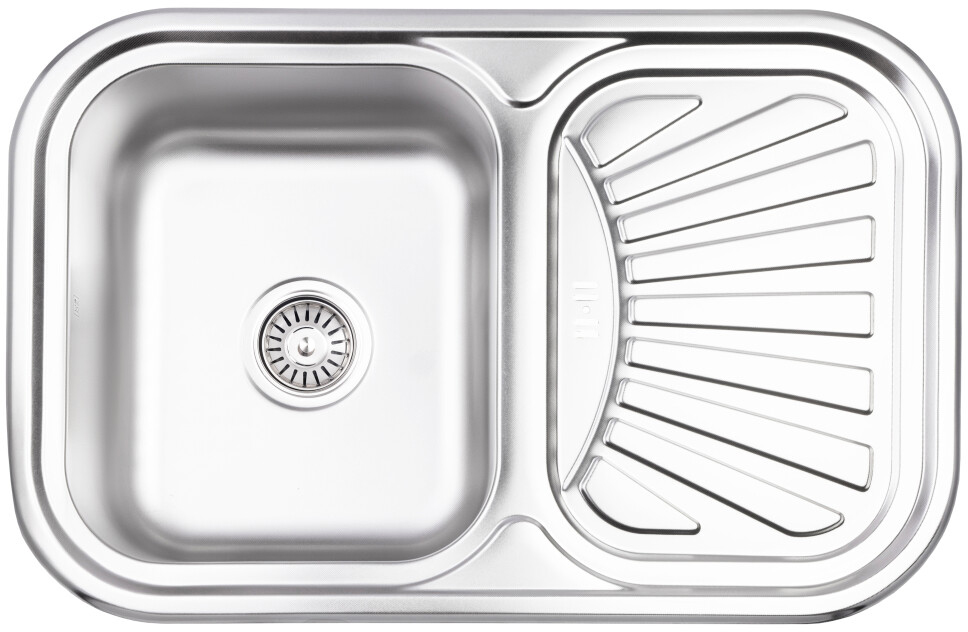 Купити кухонна мийка Lidz 7549 0,8 мм Micro Decor (LIDZ7549MICDEC) в Кривому Розі