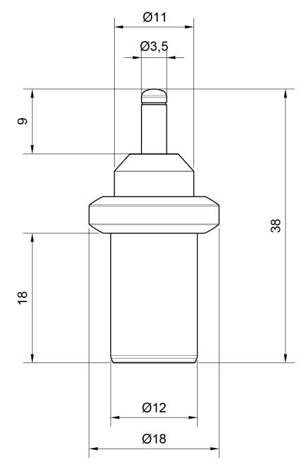 Icma для антиконденсационного клапана 55⁰C №5840 Габаритные размеры