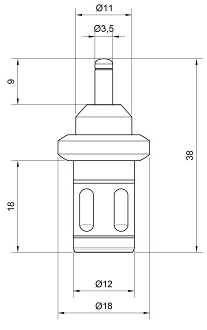 Icma для антиконденсационного клапана 70°C №9023 Габаритные размеры
