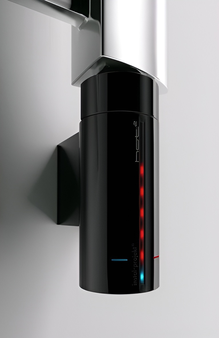 ТЕН для рушникосушки Instal Projekt HOTS-06C2U 600W, чорний з прихованим підключенням ціна 5099 грн - фотографія 2