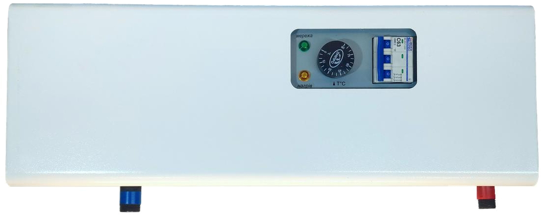Проточный водонагреватель Dnipro КЕВ-П 6 кВт горизонтальный