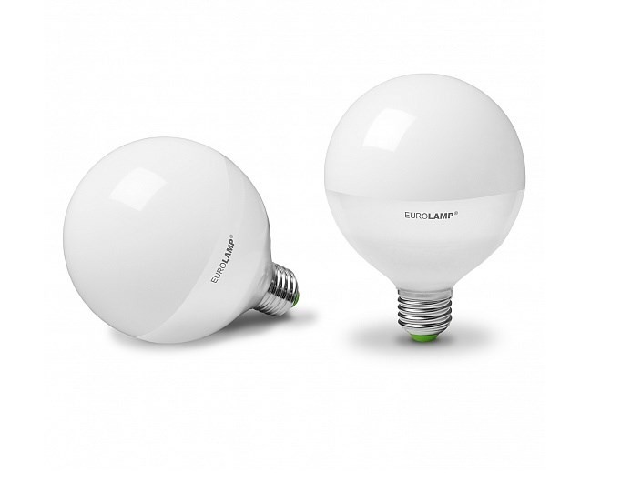 Светодиодная лампа форма шар Eurolamp LED-G95-15274(P)