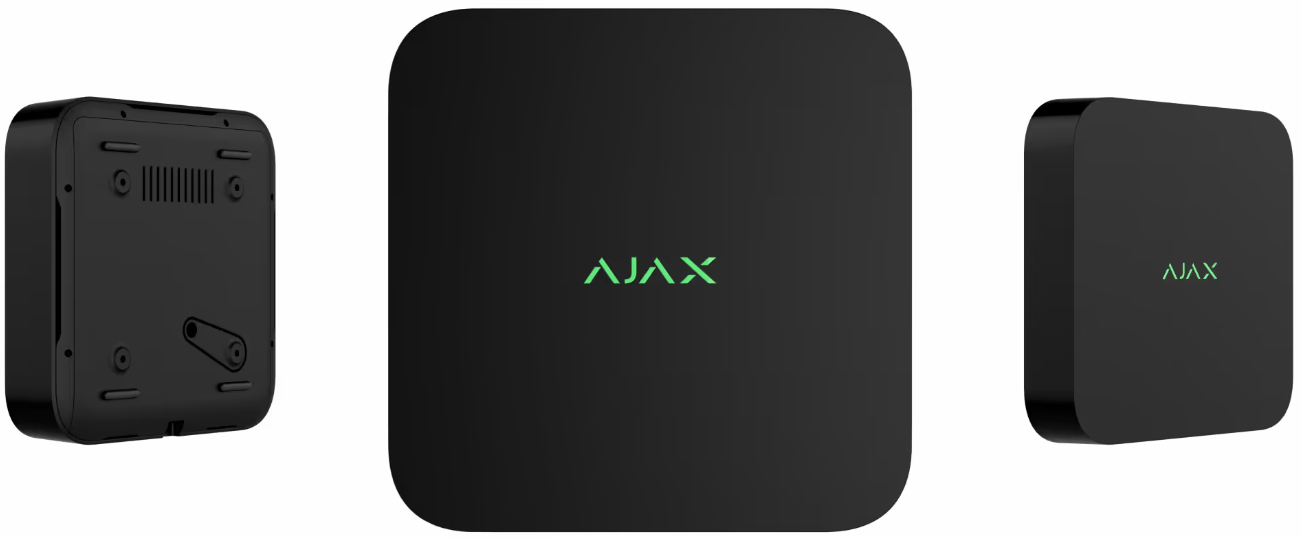 Мережевий відеореєстратор Ajax NVR, 16 каналів, jeweller, чорний ціна 8099.00 грн - фотографія 2
