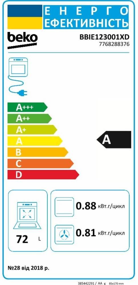 Духова шафа Beko BBIE123001XD інструкція - зображення 6