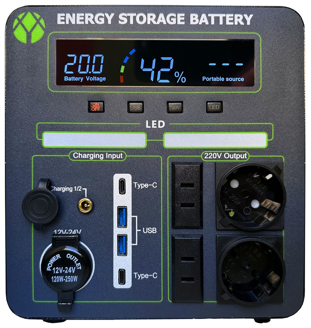 Портативна зарядна станція Energy Storage 2000 Вт ціна 32532 грн - фотографія 2