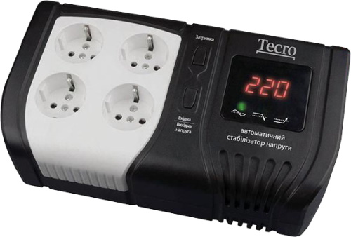 Стабилизатор повышенного напряжения Tecro TRS-1000BW