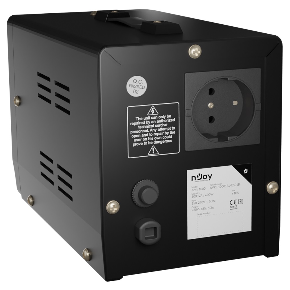 Стабілізатор напруги nJoy Alvis 1000 (AVRL-10001AL-CS01B) AVR відгуки - зображення 5
