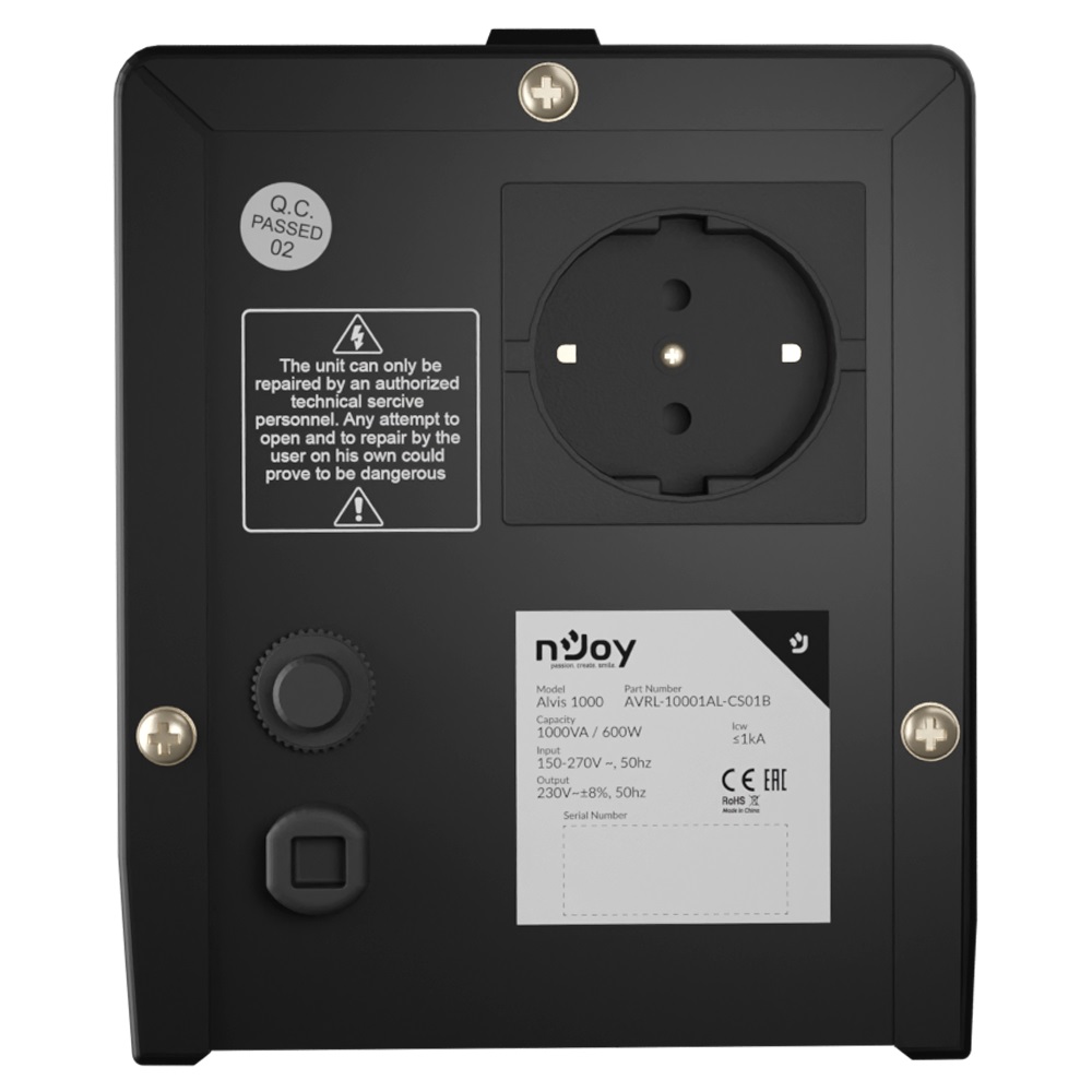 Стабілізатор напруги nJoy Alvis 1000 (AVRL-10001AL-CS01B) AVR інструкція - зображення 6