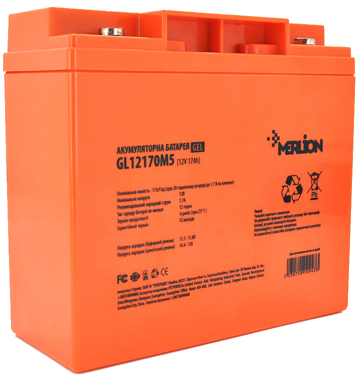 Merlion 12V 17AH (GL12170M5/10943)