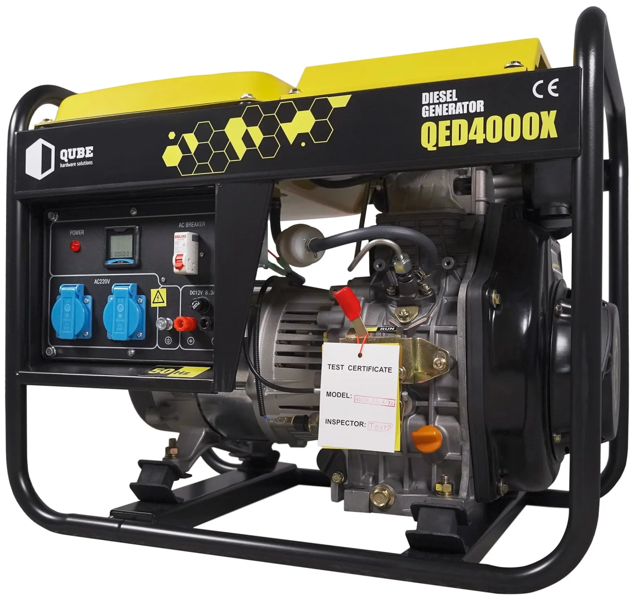 Цена генератор дизельный  Qube QED4000X в Киеве