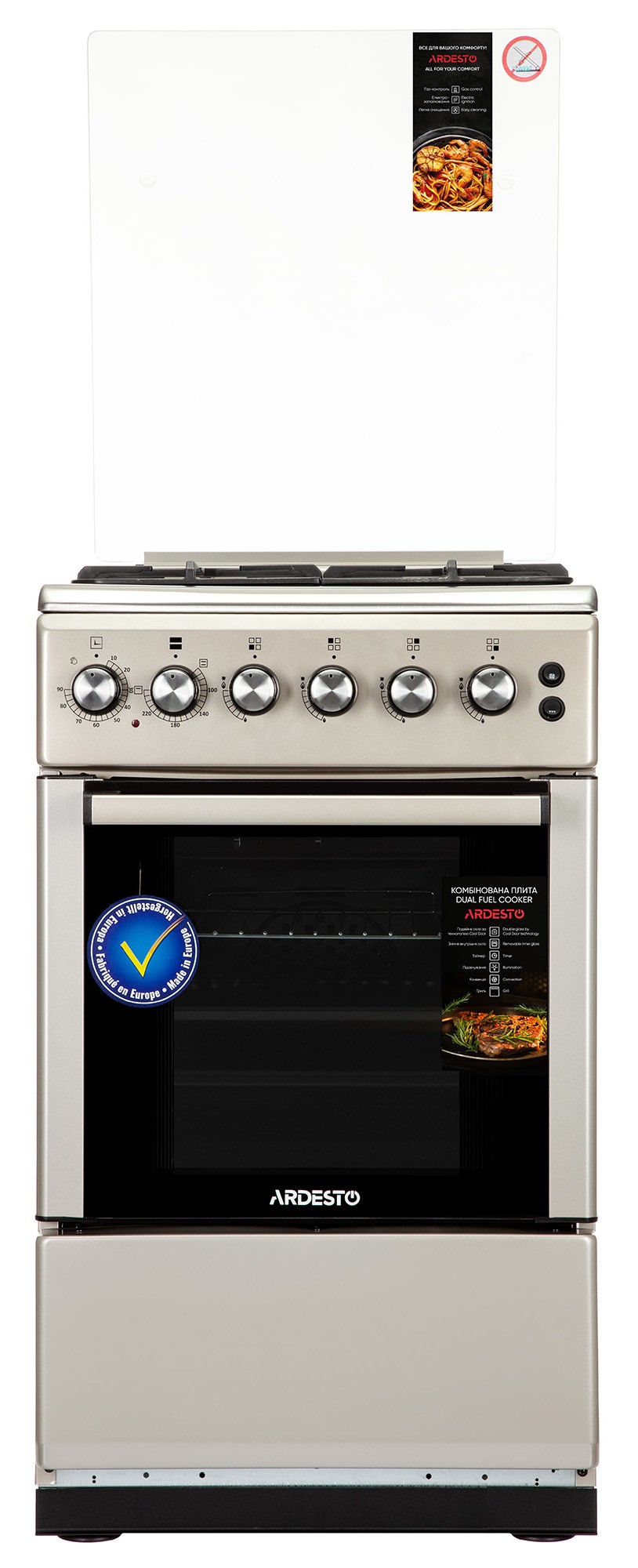 Кухонная плита Ardesto FSC-F5060PS цена 11399.00 грн - фотография 2