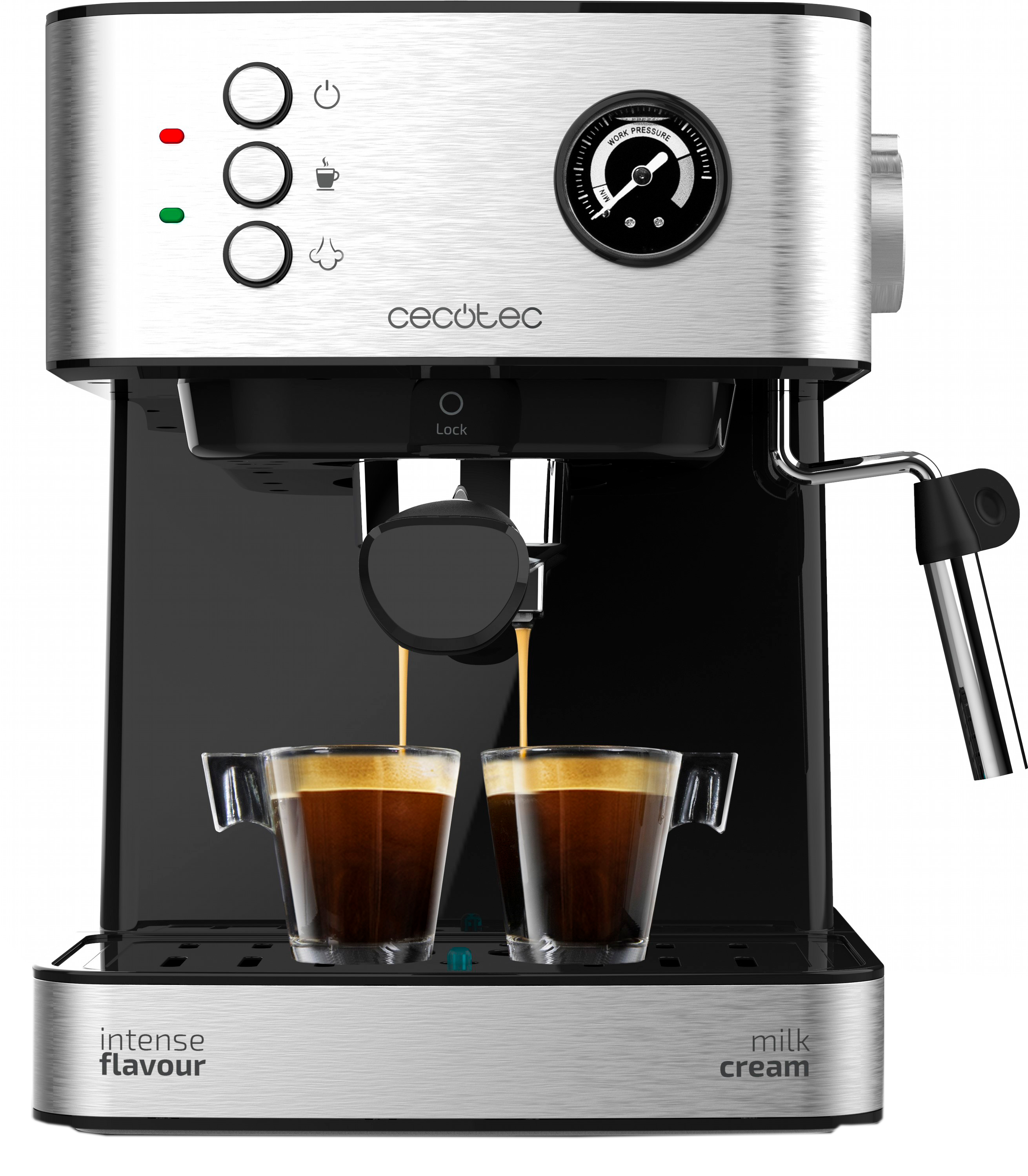 Cecotec Power Espresso 20 Professionale stainless steel (01556) - buy coffee  Maker: prices, reviews, specifications > price in stores Ukraine: Kyiv,  Dnepropetrovsk, Lviv, Odessa