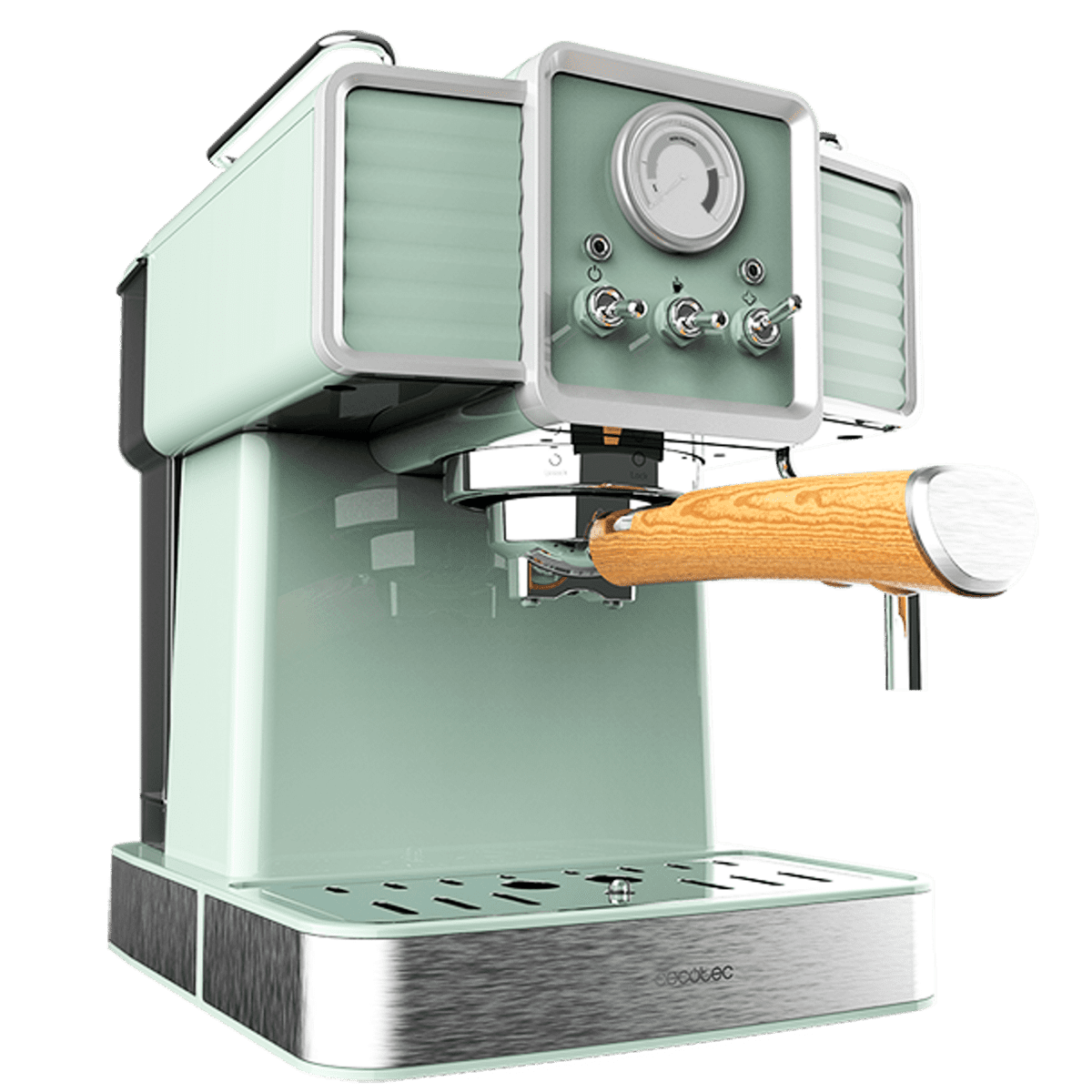 Кофеварка Cecotec Cumbia Power Espresso 20 Tradizionale Light Green CCTC-01576 цена 5199.00 грн - фотография 2