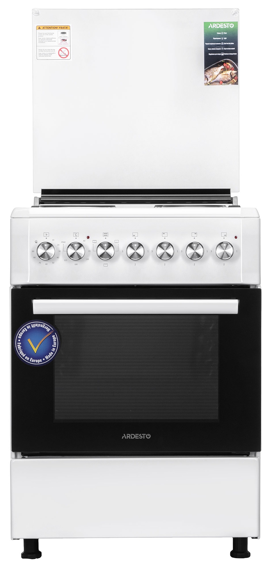 Характеристики кухонная плита Ardesto FSCF-E604W