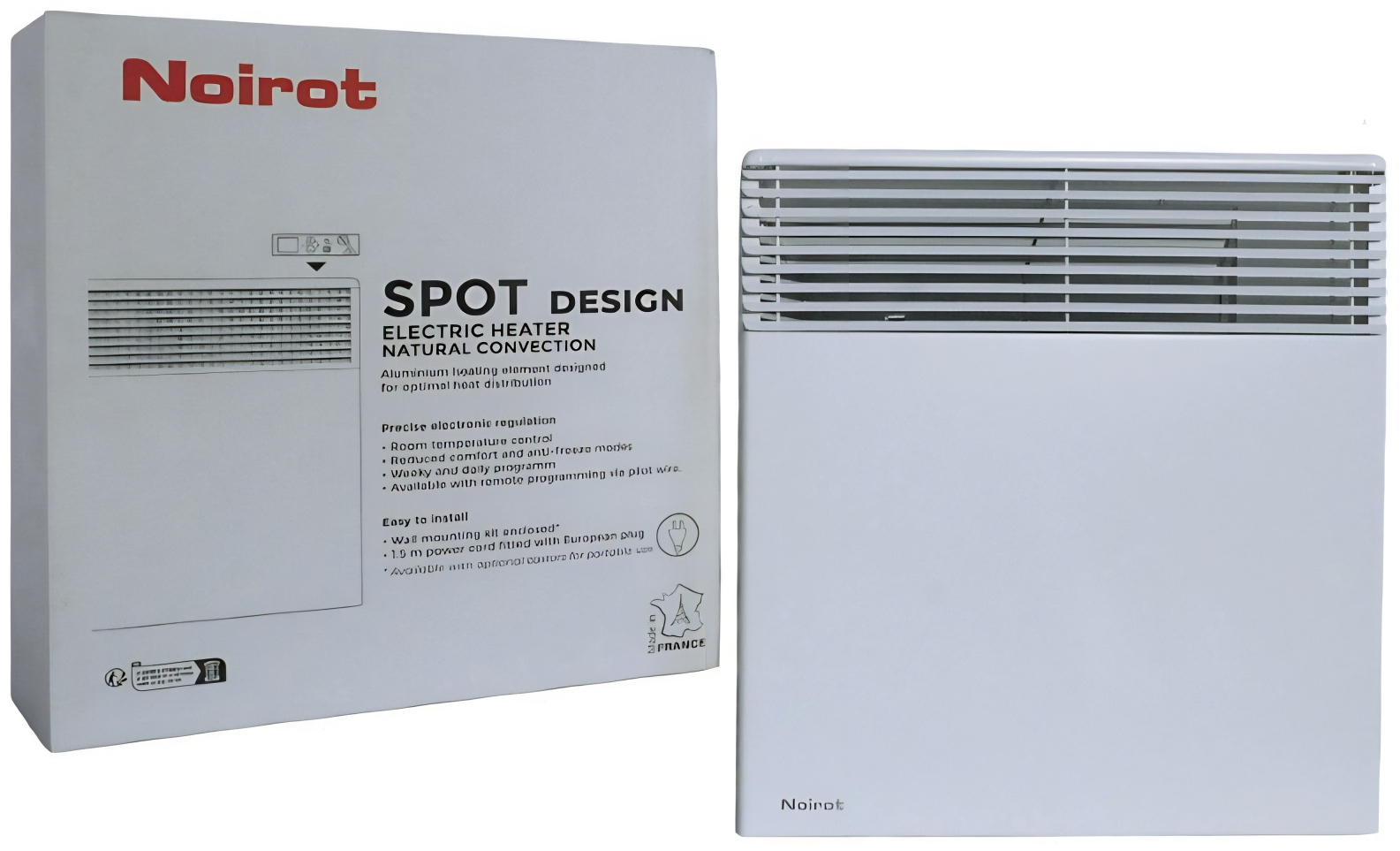 Електричний конвектор Noirot Spot Eurodesign 2000, 2000 Вт відгуки - зображення 5