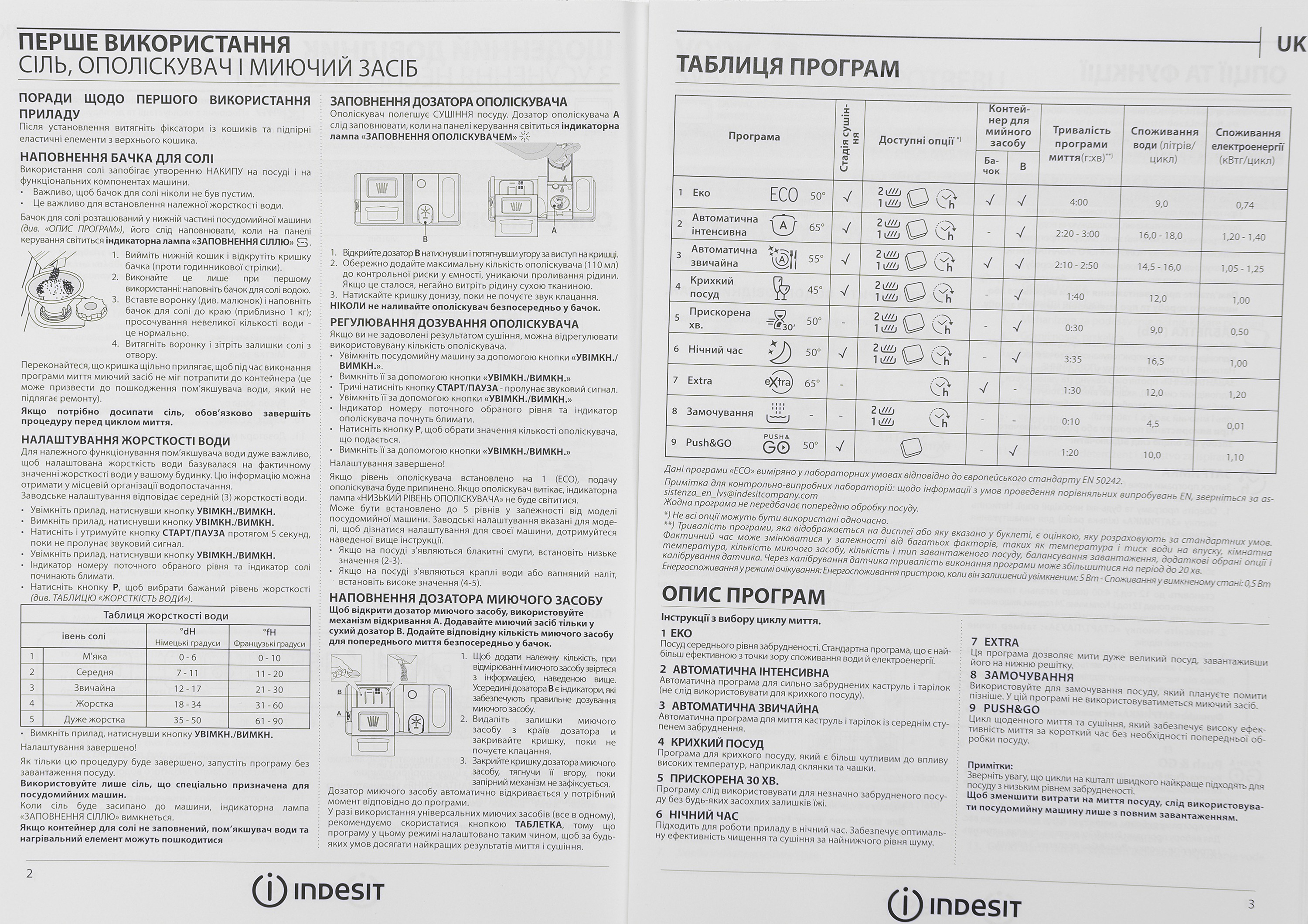 в асортименті Посудомийна машина Indesit DSFO3T224C в магазині - фото 18