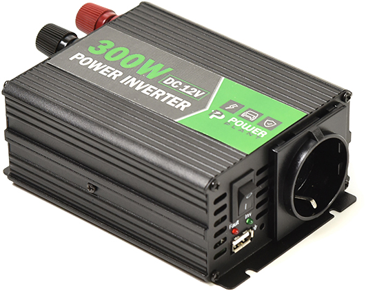Автомобільний інвертор PowerPlant HYM300-122, 12V (KD00MS0001) ціна 1699.00 грн - фотографія 2