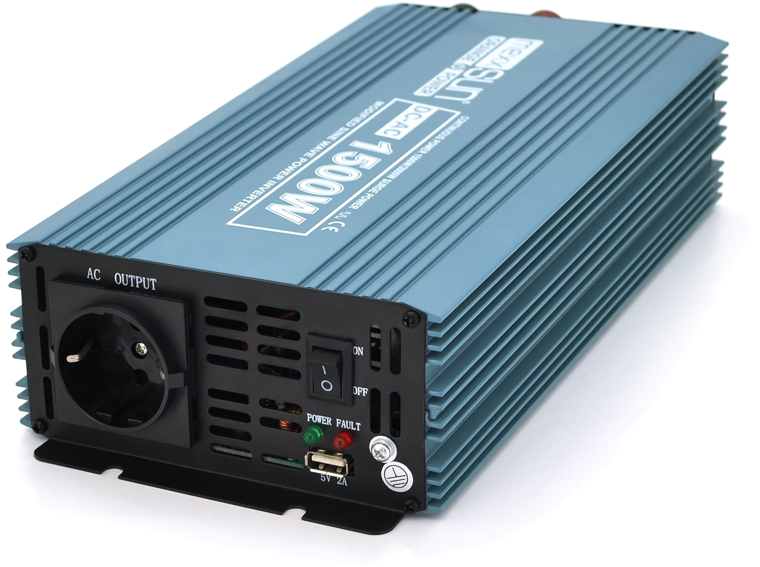 Инвертор напряжения Mexxsun MXS-1500, 12V/220V, 1500W (MXS-1500-12M/29229) в интернет-магазине, главное фото