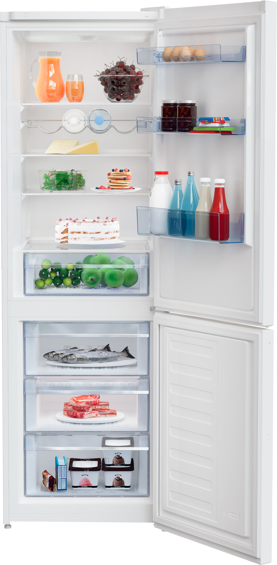 Холодильник Beko RCSA366K30W ціна 16667.00 грн - фотографія 2