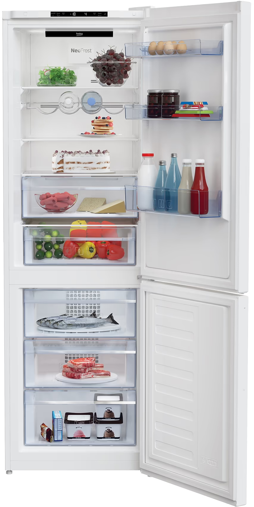 Холодильник Beko RCNA366I30W ціна 18515.00 грн - фотографія 2
