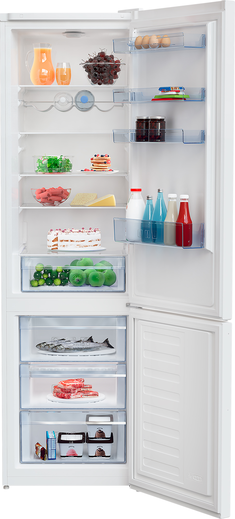 Холодильник Beko RCSA406K30W ціна 17499.00 грн - фотографія 2