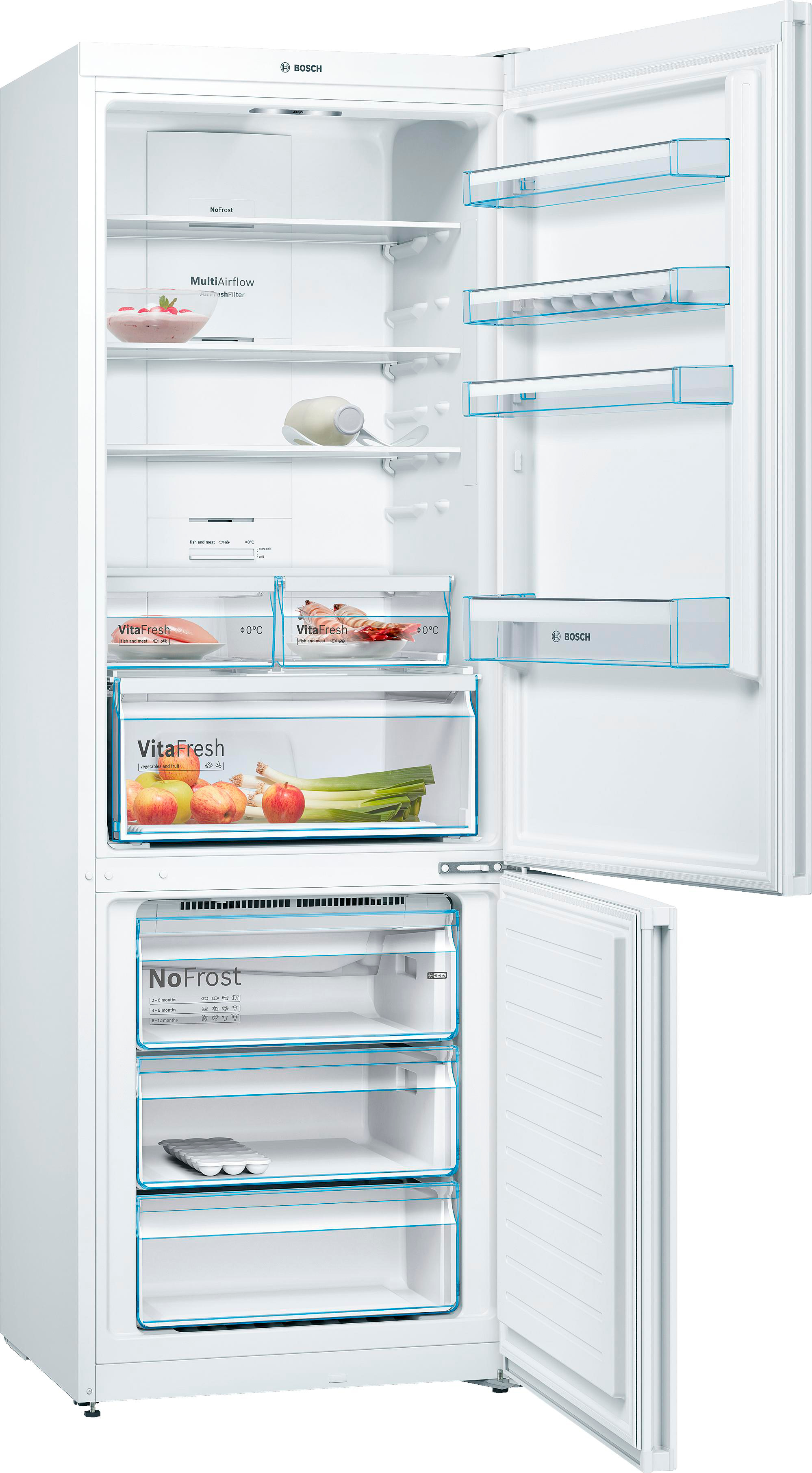 Холодильник Bosch KGN49XW306 ціна 41399.00 грн - фотографія 2