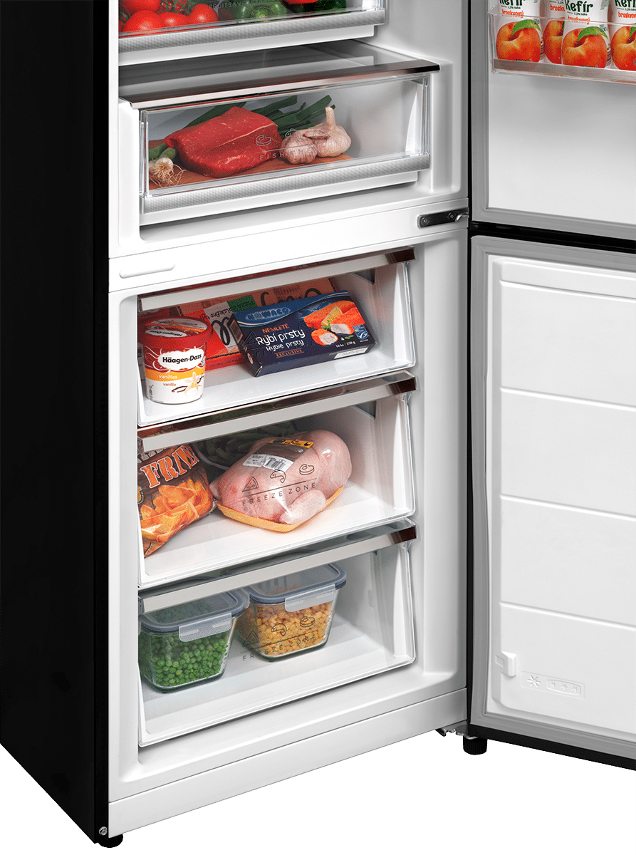 в продаже Холодильник Concept LK6460bc BLACK - фото 3