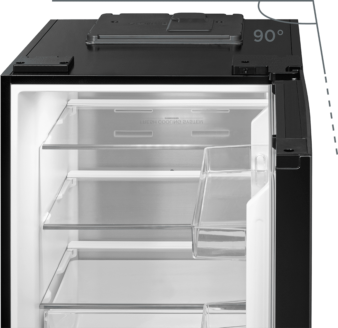 Холодильник Concept LK6460bc BLACK обзор - фото 8