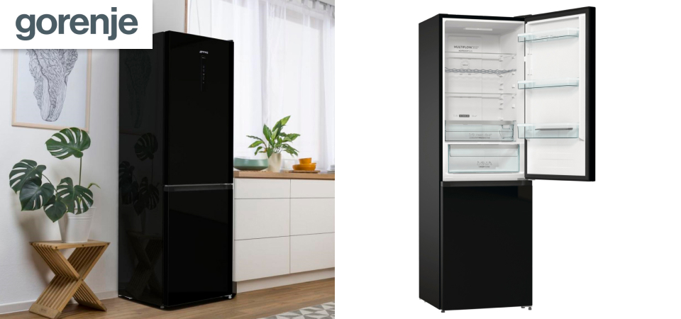Gorenje NRK6192ABK4 - стильный холодильник для дома