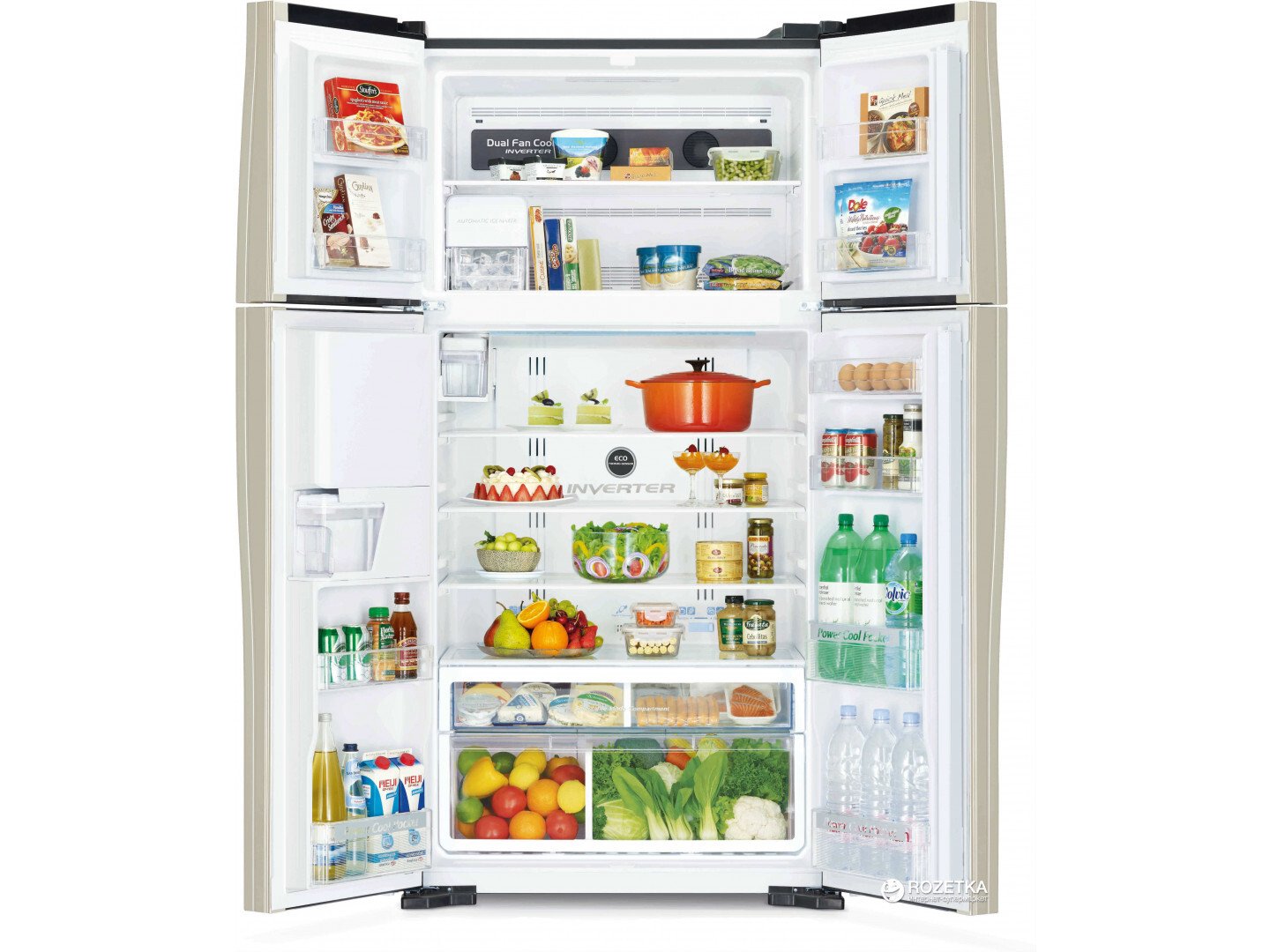 Холодильник Hitachi R-W660PUC7GBE ціна 46999.00 грн - фотографія 2