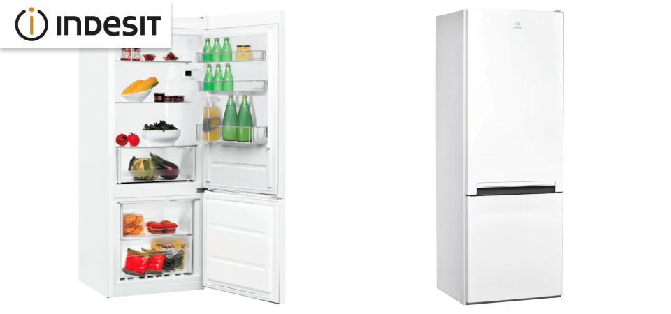 Indesit LI6S1EW — холодильник с нижним размещением морозильного отсека