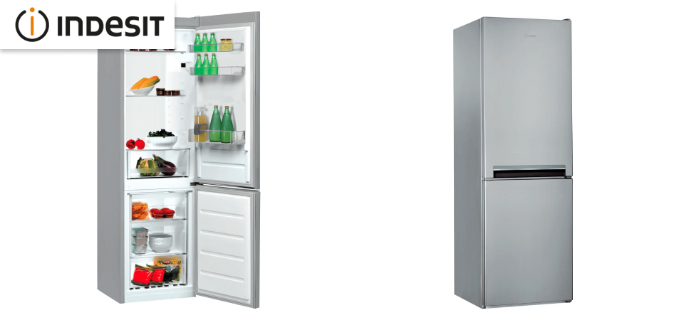 Indesit LI7S1ES - практичний двокамерний холодильник 