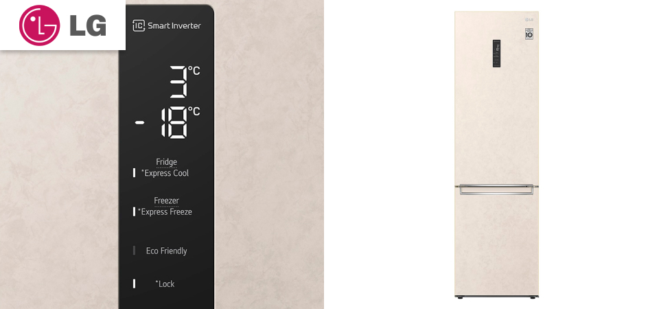 LG GW-B509SEKM - стильний холодильник з інверторним двигуном