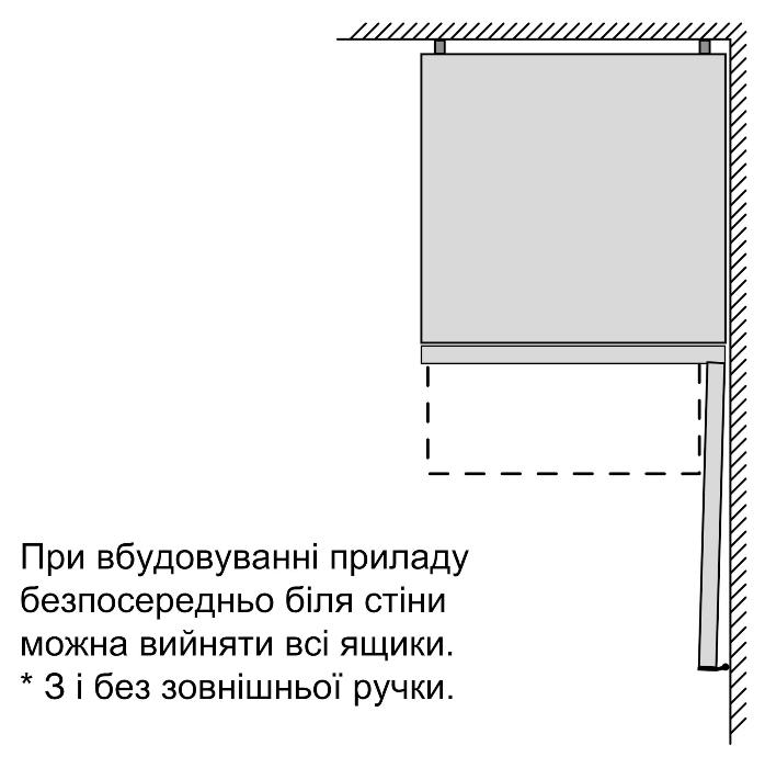 Siemens KG39NAI306 Габаритные размеры