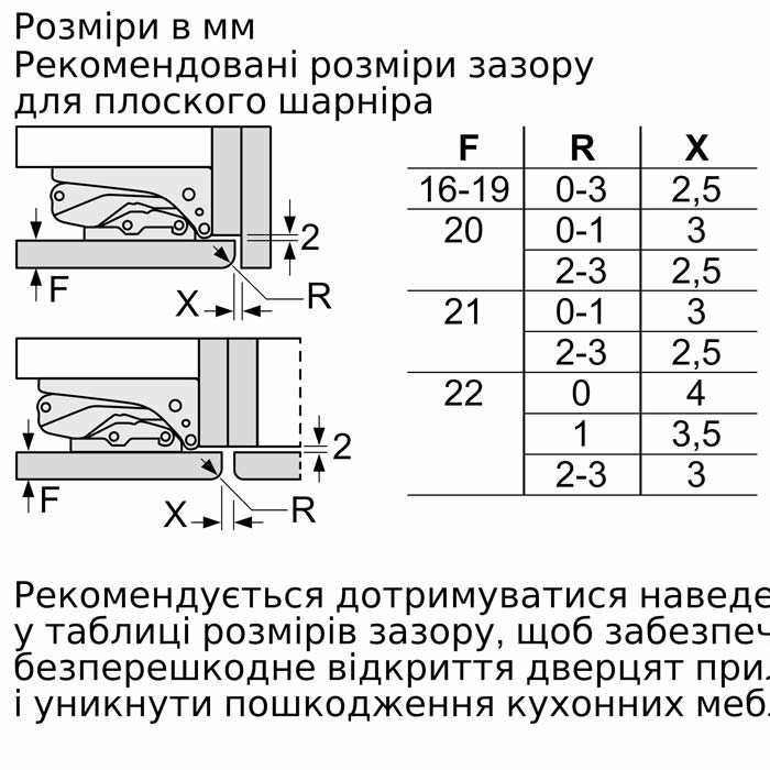 Siemens KI86NAD306 Габаритные размеры